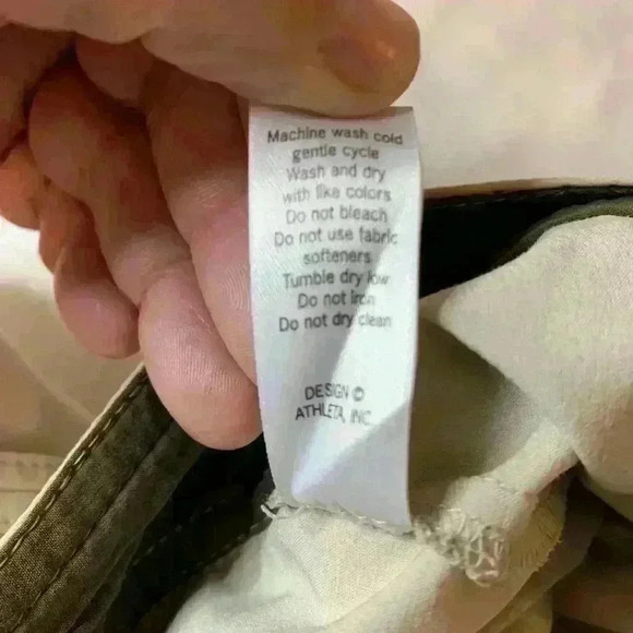 ATHLETA Whatever Trail Everyday Skort Skirt Tan Stretch Flared Women's Size 8 - Picture 10 of 10